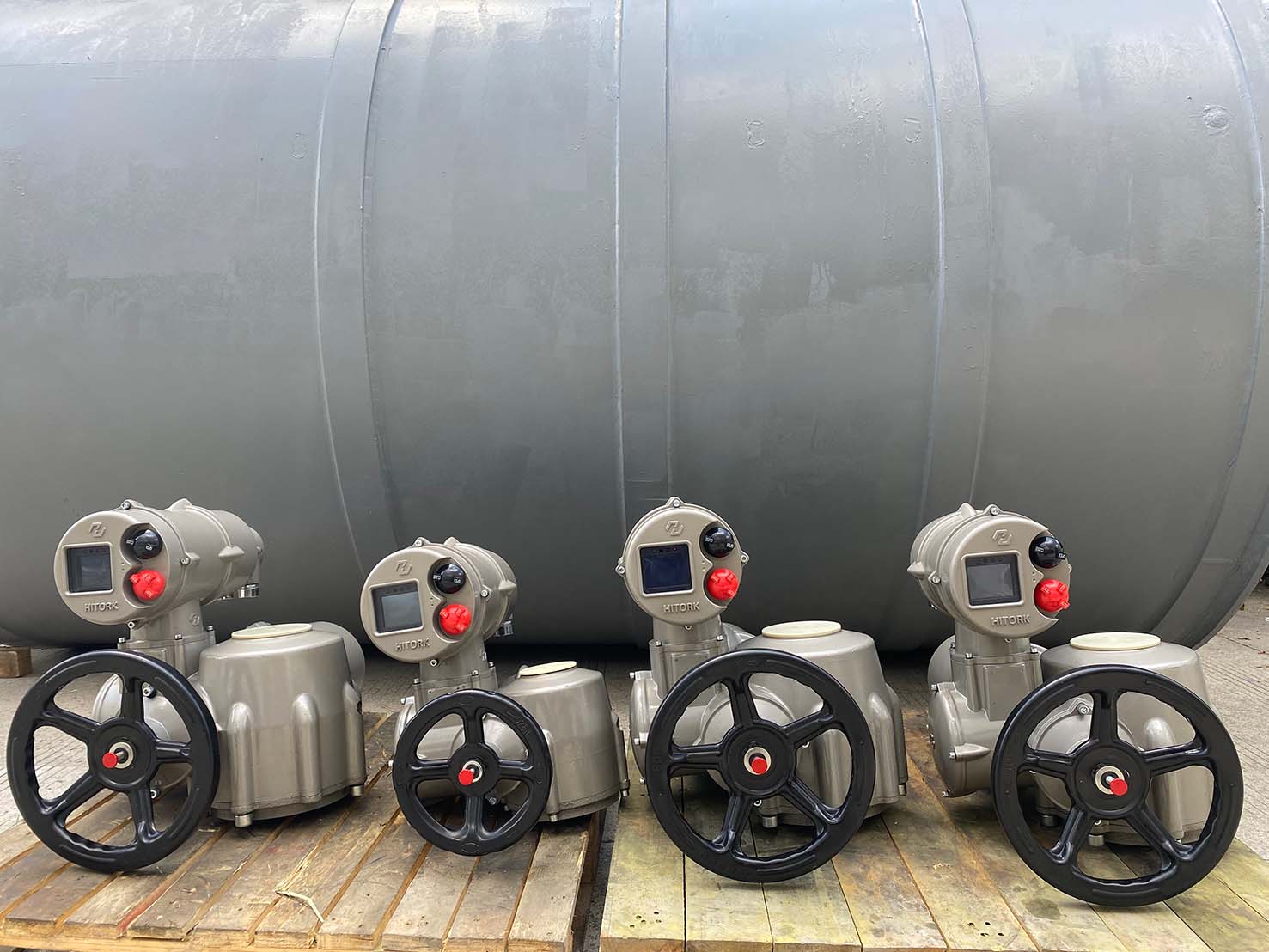 HITORK actuators are used in pu water treatment project